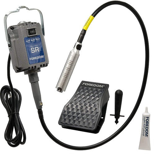 thumbnail image 2 of Foredom Flex Shaft Kit: SR Motor 1/6HP, FCT Foot Control, #30 Handpiece - K.8301 2 of 4