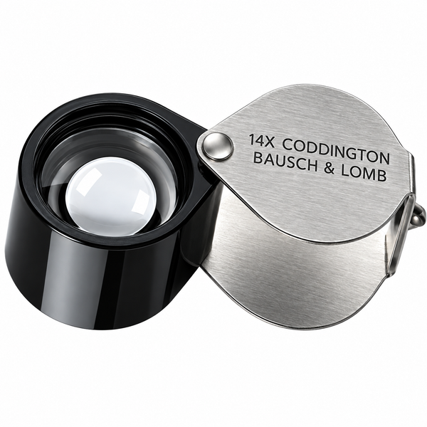 Bausch & Lomb Coddington Triplet Magnifier: 14X Power