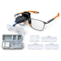 LED Clip-On Magnifying Glasses with 3 Interchangeable Lenses – Hands-Free Precision Magnifier