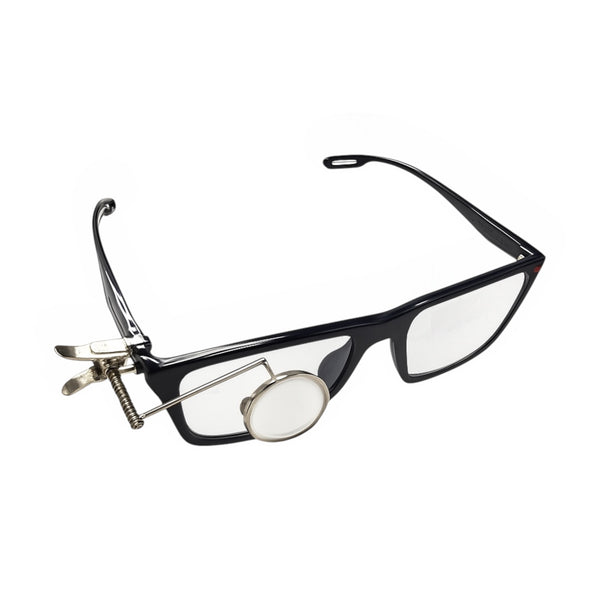 Bausch & Lomb Classic Metal Eyeglass Loupe w/Storage Case 5x