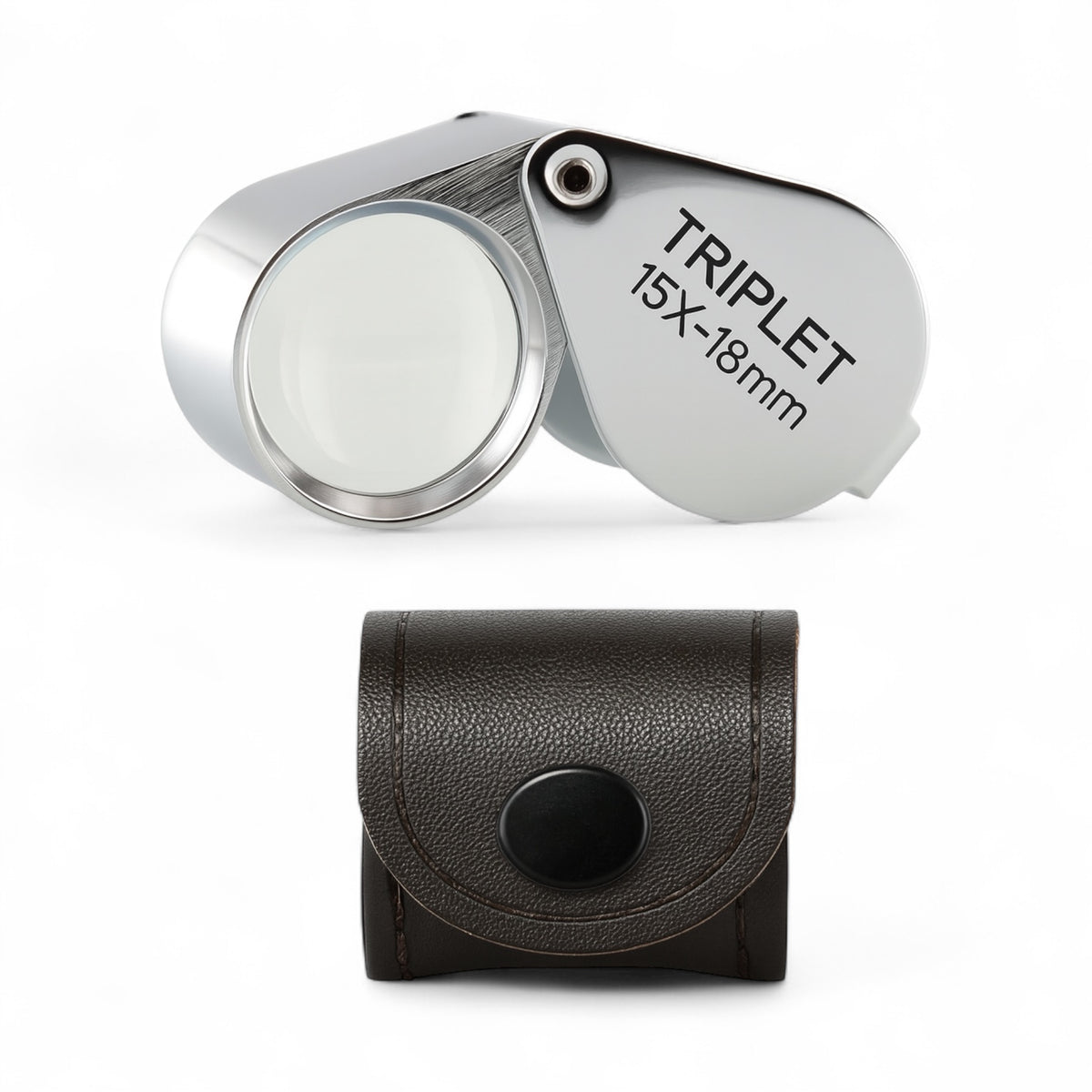 15X Triplet Loupe Chrome