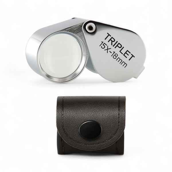 15X Triplet Loupe Chrome