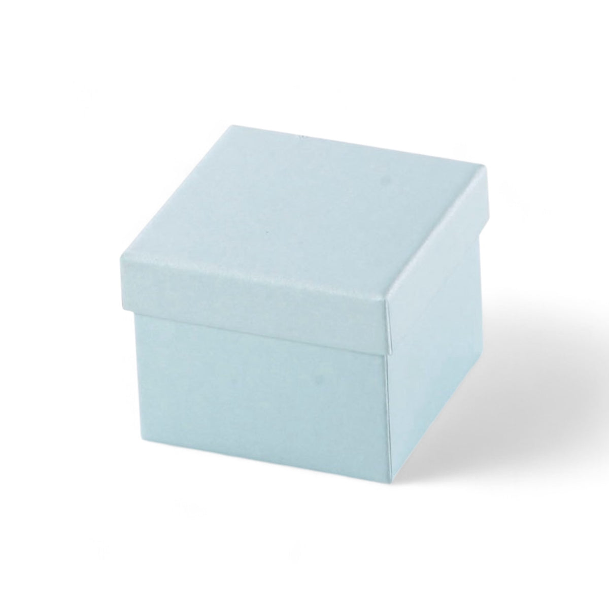 Light Blue Leatherette Large Pendant Box