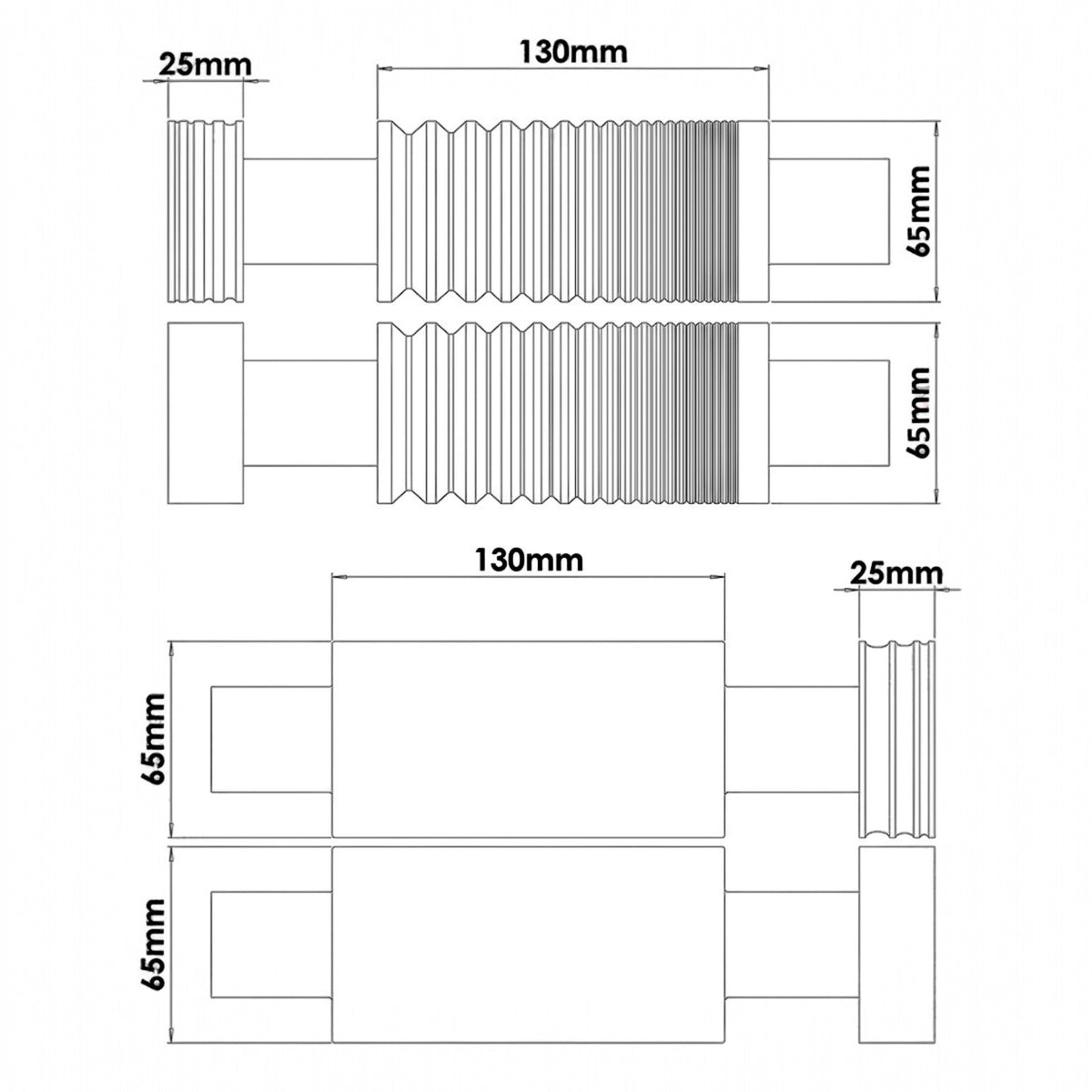 Durston 1074 Power Mill-DRM-130 Double Sided-1-1/2HP-110V