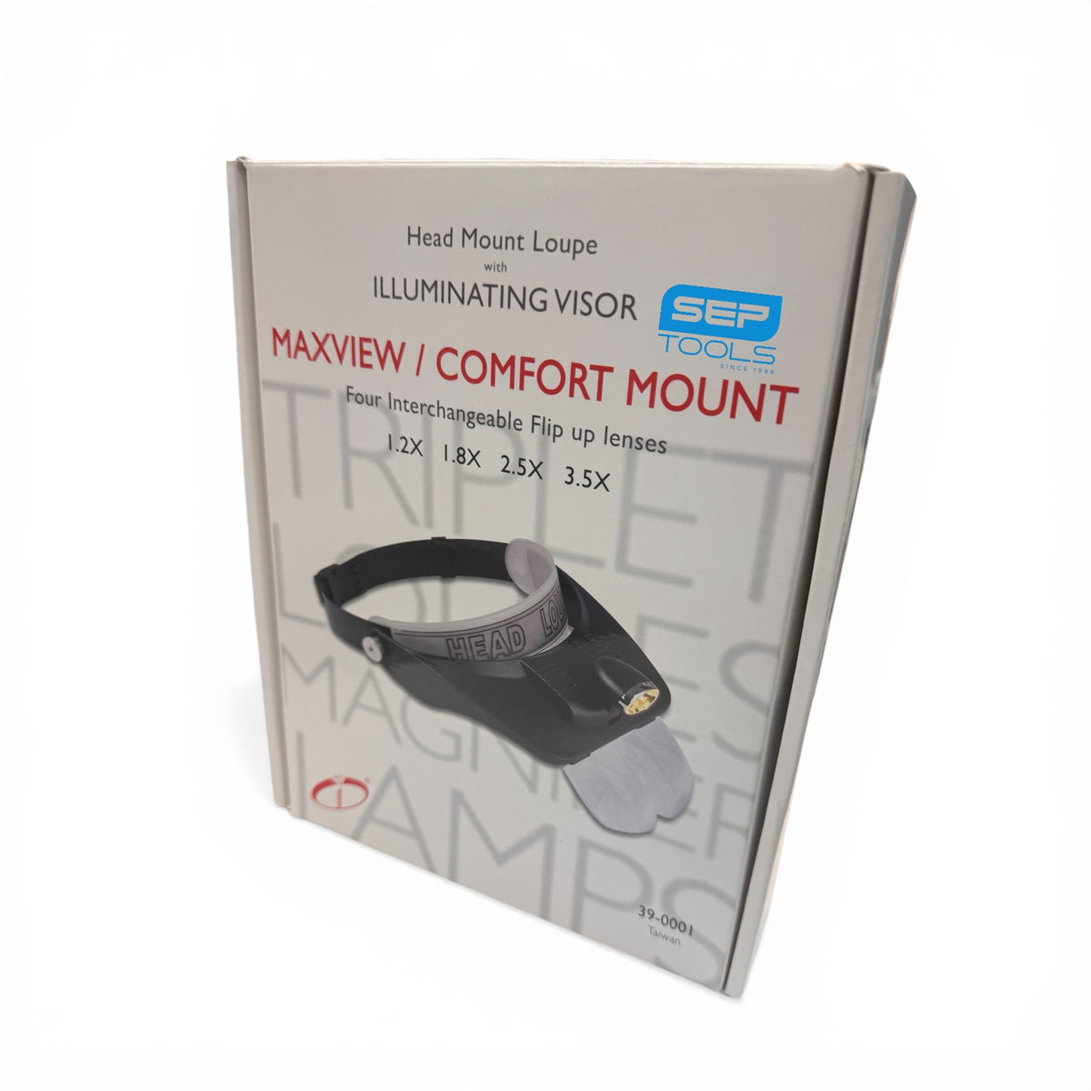 Maxview Comfort Mount Magnifier With Light & 4 Lenses
