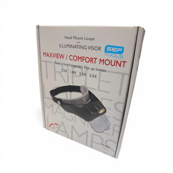 Maxview Comfort Mount Magnifier With Light & 4 Lenses