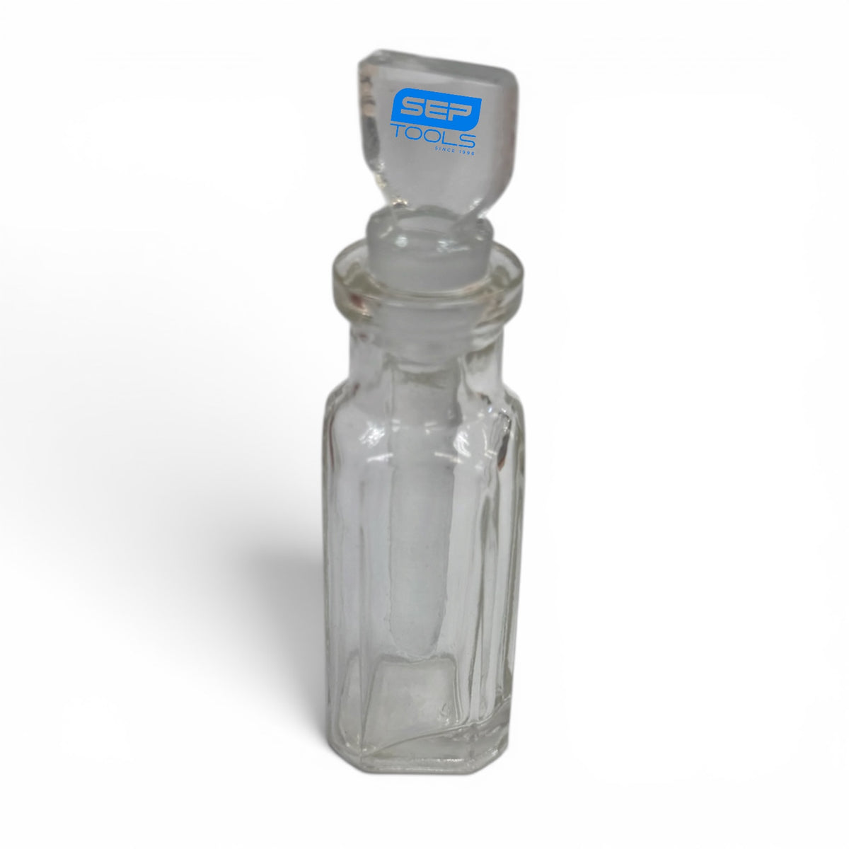 Glass Acid Storage Bottle Jar .5 oz Individual Glass bottle Holds Acid 1/2 oz