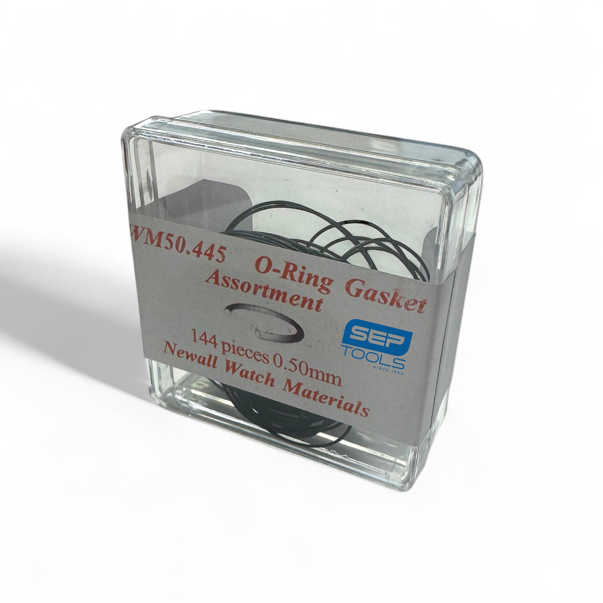 Watch Gasket Waterproof O-Ring Assortment 144 Pieces 0.50mm