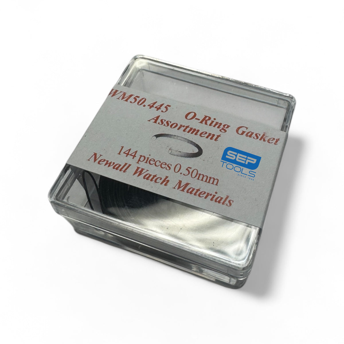 Watch Gasket Waterproof O-Ring Assortment 144 Pieces 0.50mm