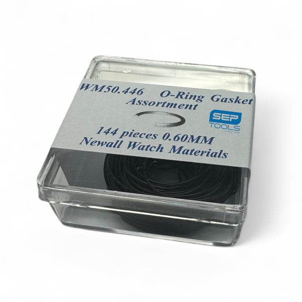 Watch Gasket Waterproof O-Ring Assortment 144 Pieces 0.60mm