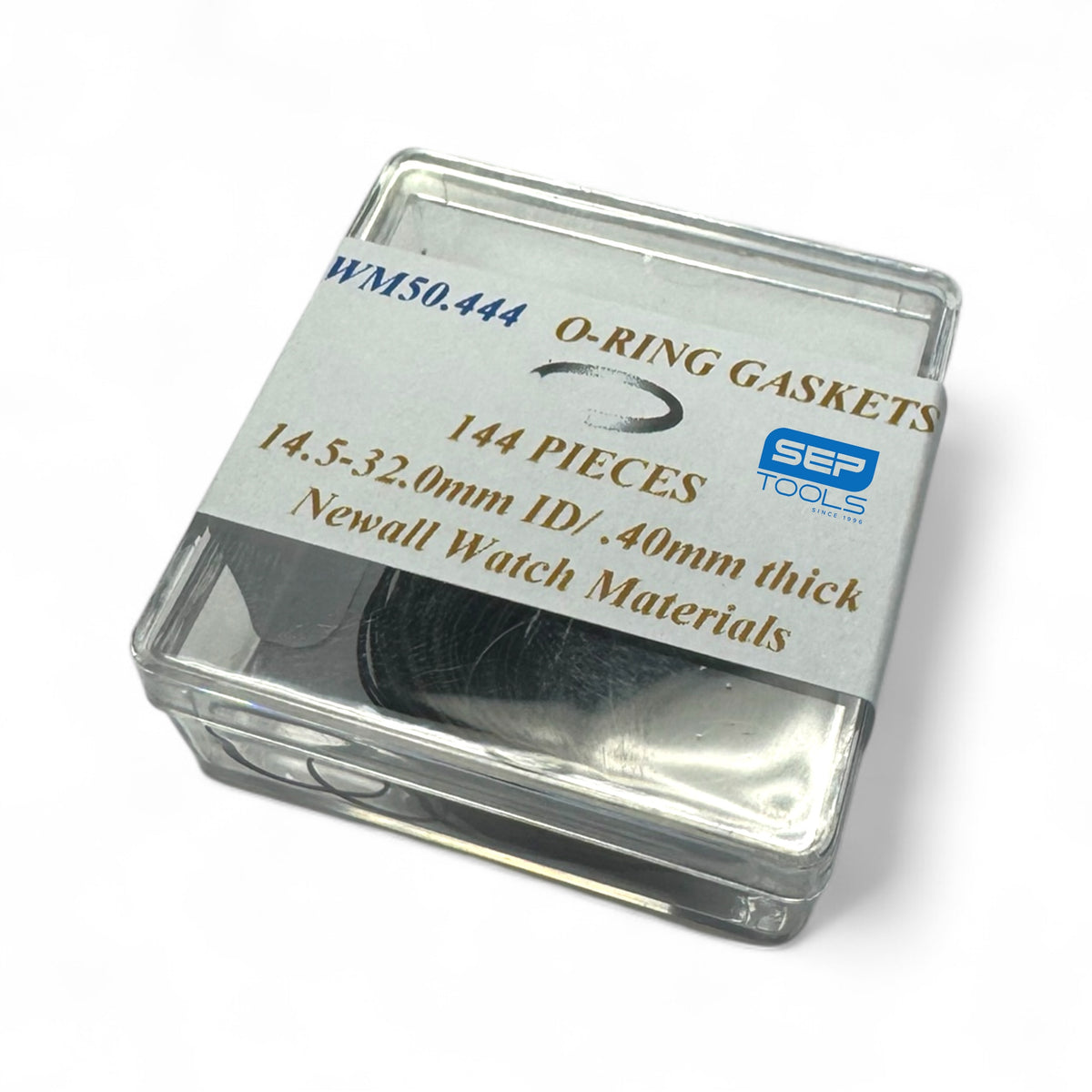 Watch Gasket Waterproof O-Ring Assortment 144 Pieces 0.40mm