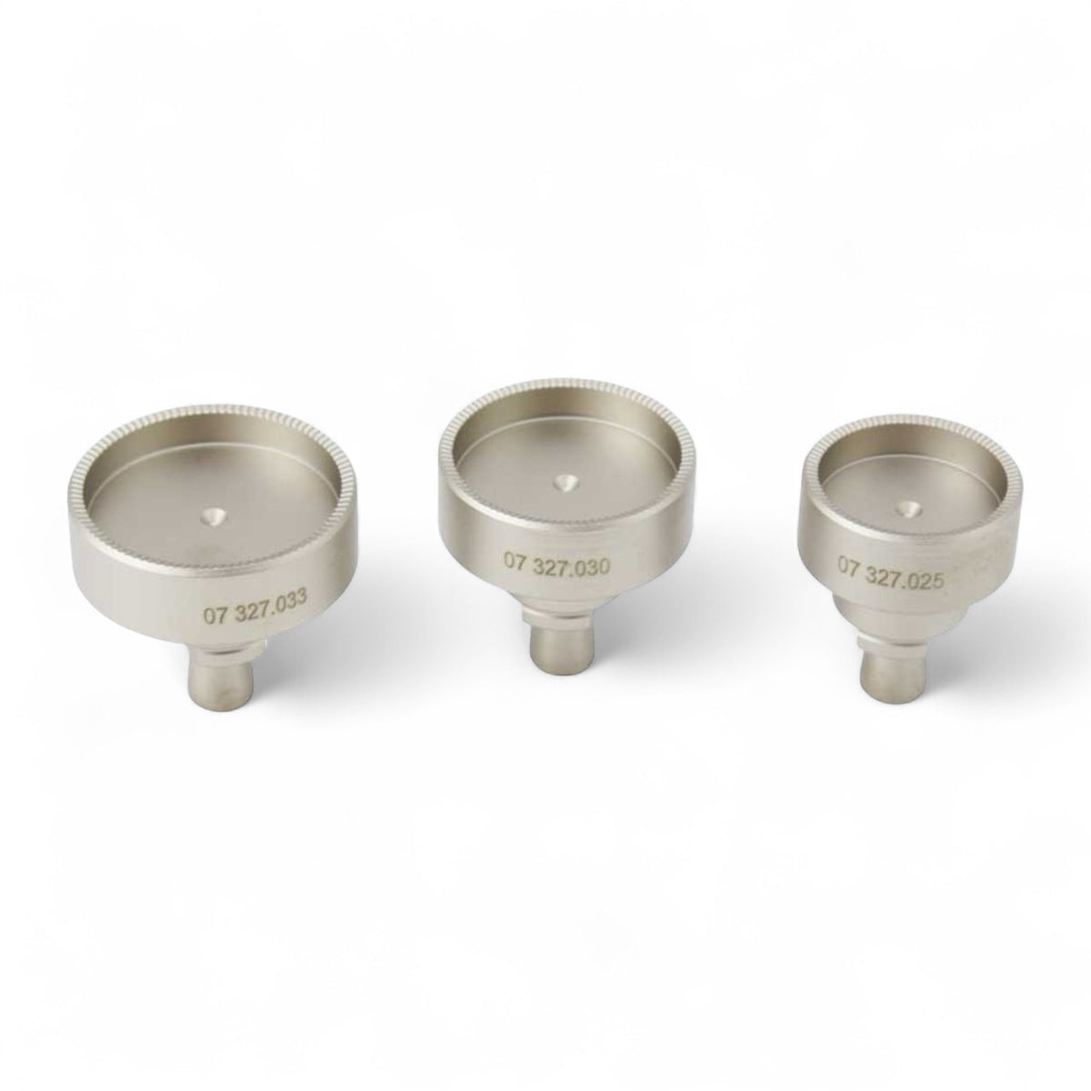 Horotec Baume-Mercier® Dies Set of 3 Sizes for Watch Case Back Opening Key