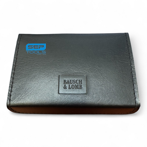 Bausch & Lomb Classic Metal Eyeglass Loupe w/Storage Case 4x