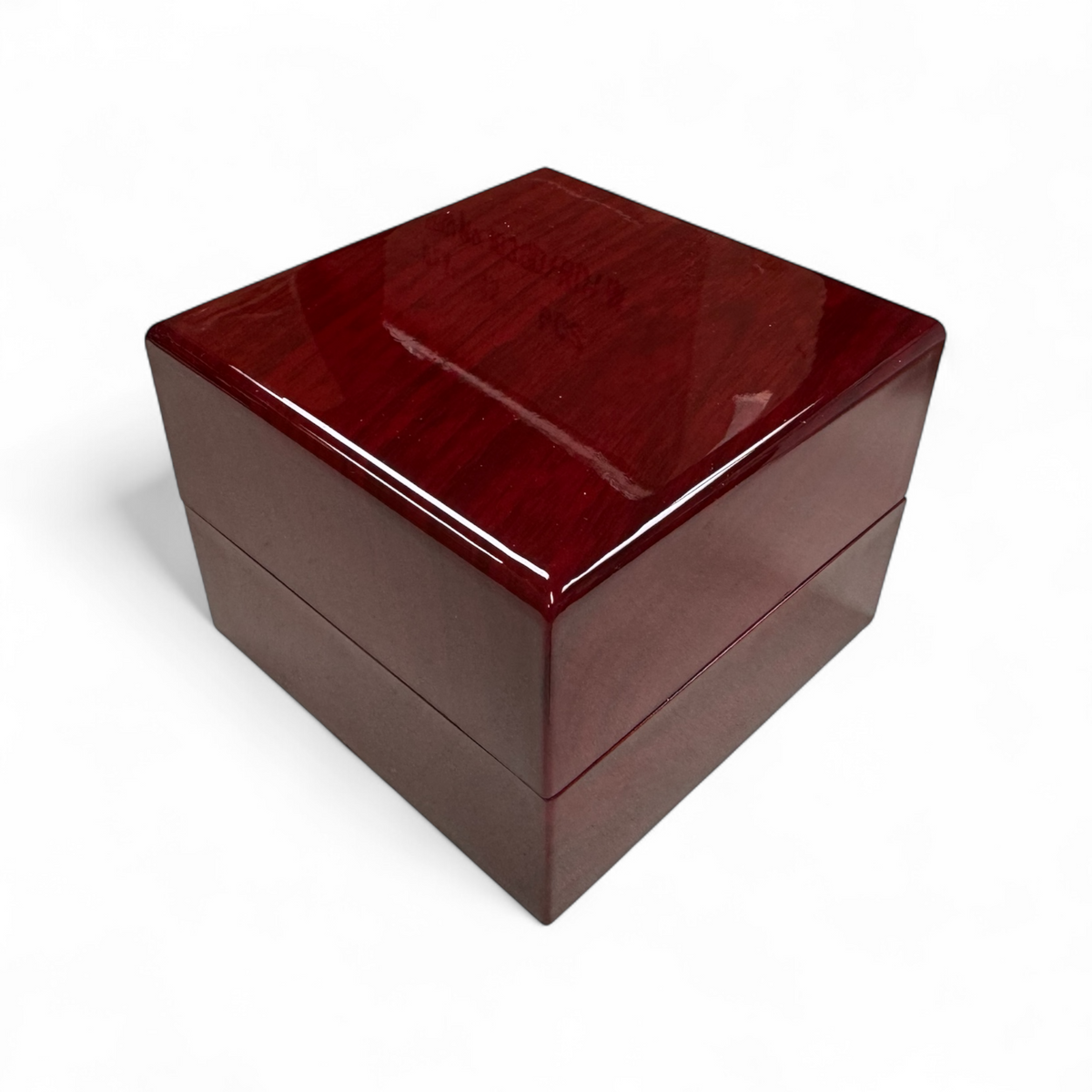 Rosewood Bangle/Watch Box- 3 7/8"x3 7/8"x3 1/8""