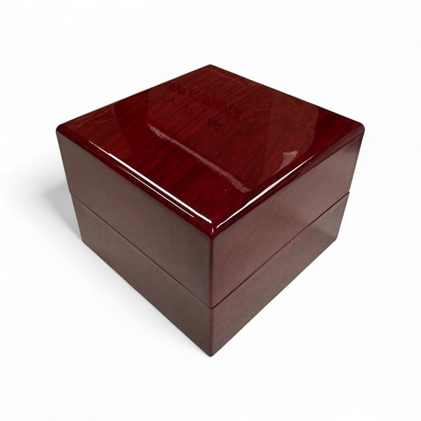 Rosewood Bangle/Watch Box- 3 7/8"x3 7/8"x3 1/8""