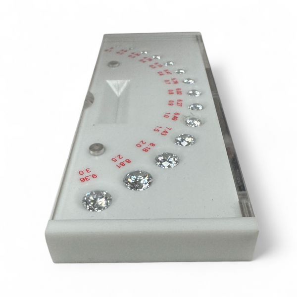 GEM-ZOOM™ Premium CZ Master Set Pro 0.1 Carat to 3 Carat size