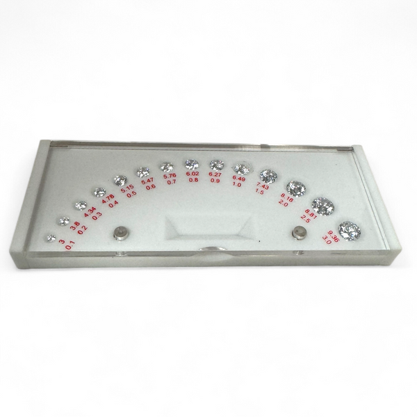 GEM-ZOOM™ Premium CZ Master Set Pro 0.1 Carat to 3 Carat size