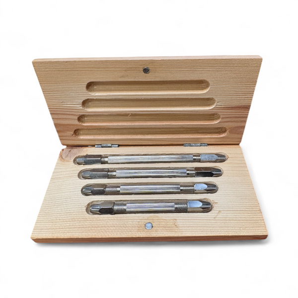 Double Mouth Pin Vice Set - 4pc