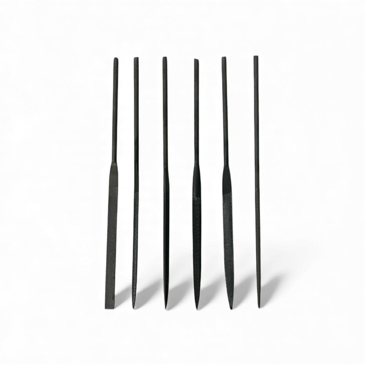 JSP Needle File Set, Swiss Cut #2 set of 6