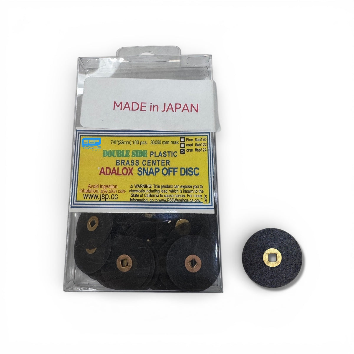 ADALOX Double Sided Plastic Snap-off Disc - Coarse