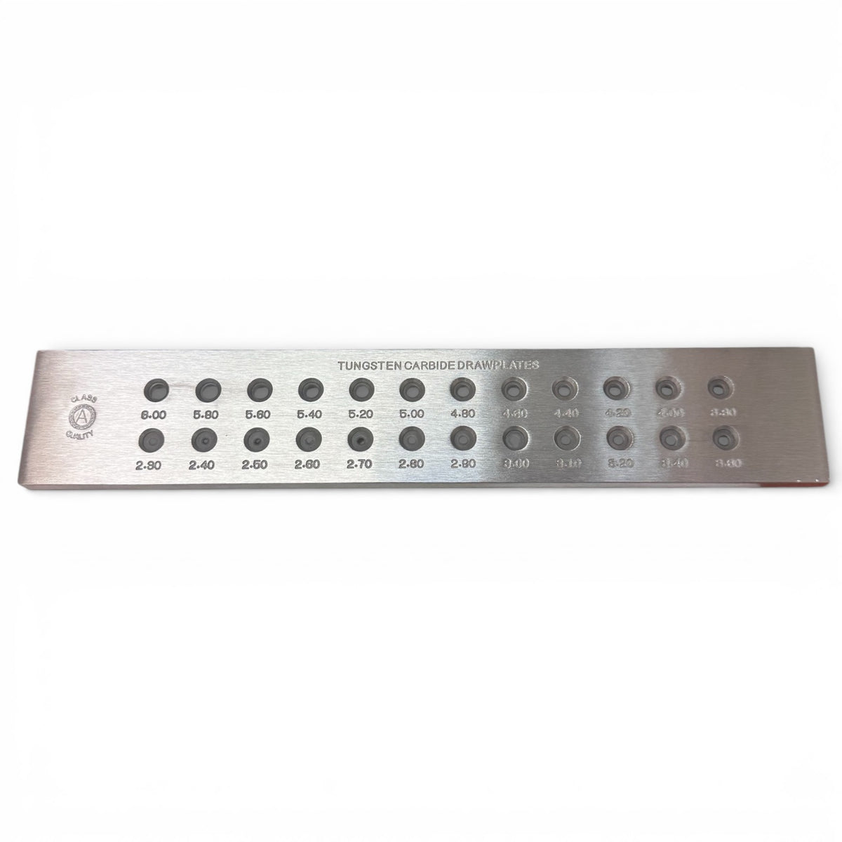 Value Tungsten Carbide Draw Plate - 2.3-6.00mm Round