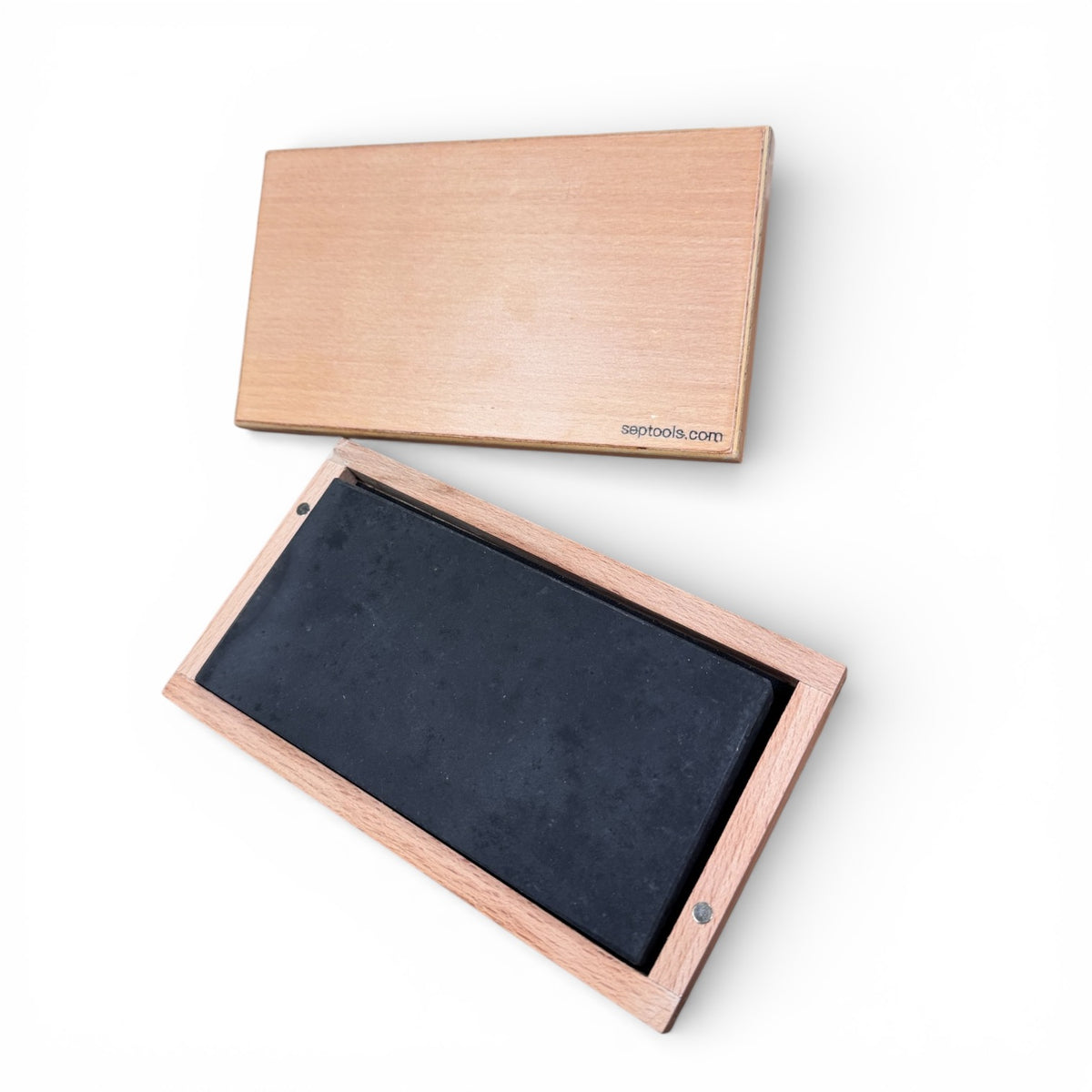 Test Stone - Natural in Wooden Box - 6X3"