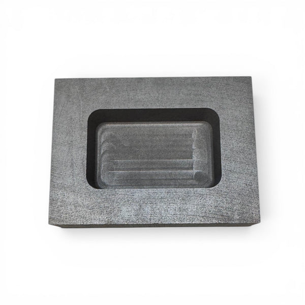 Graphite Ingot Mold | 3-3/4" x 2-3/4" x 1-1/4"  1 Kilo