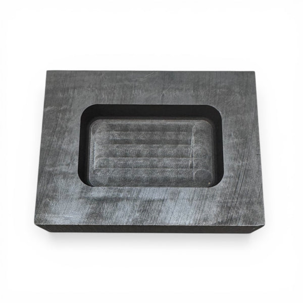 Graphite Ingot Mold | 3" x 2-1/4" x 1"  10oz