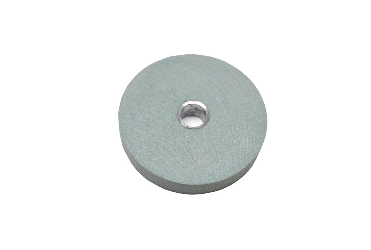 GRINDING WHEEL 3" MEDIUM GRIT - SILICONE CARBIDE, 1/4 ARBOR HOLE
