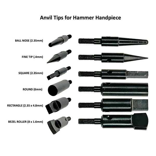 ANVIL TIPS FOR HAMMER HANDPC- 6 PC SET6