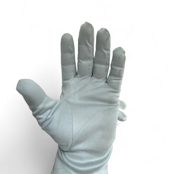 White Microfiber GLOVES for JEWELRY and PHOTOGRAPHY