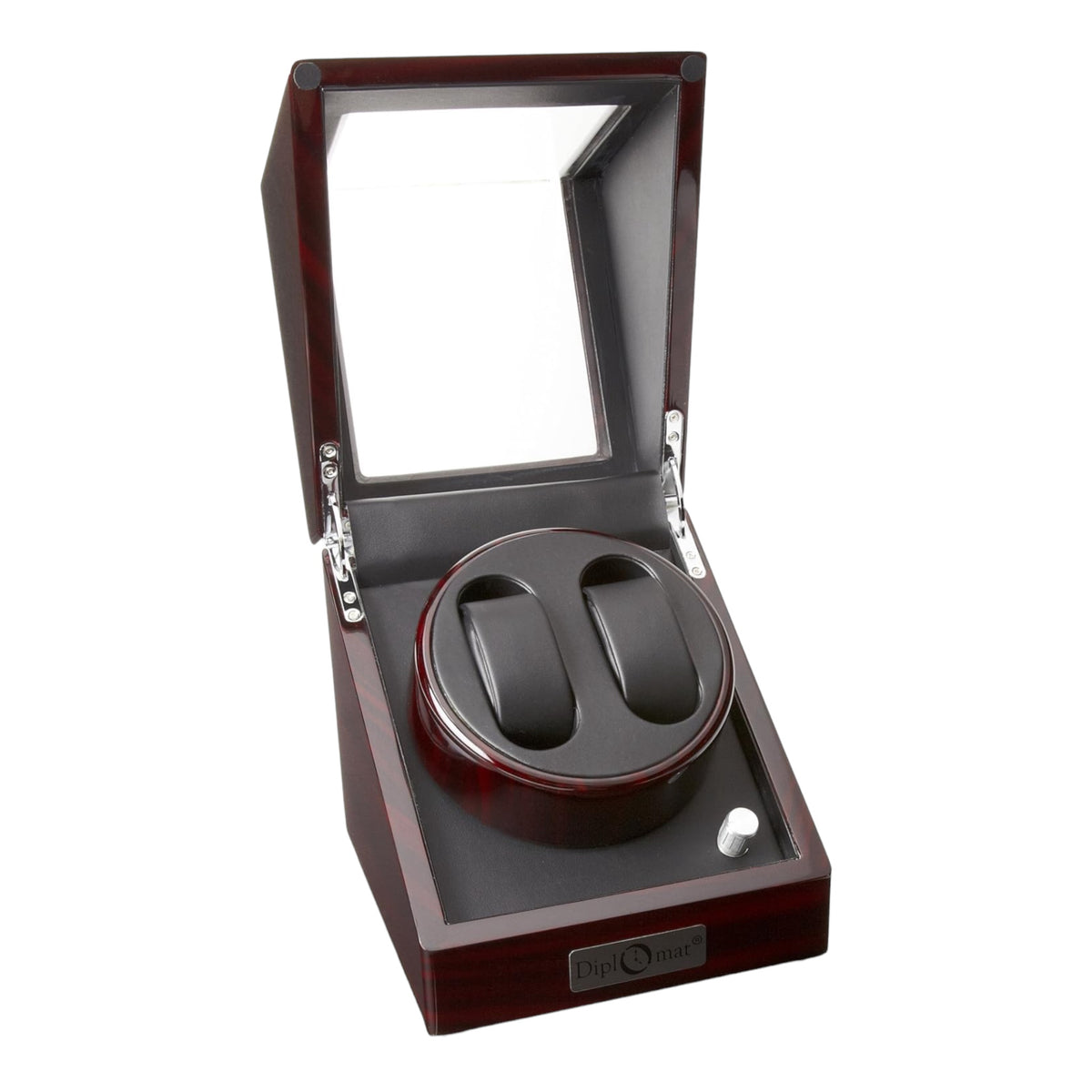 Diplomat Watch Winder CHRY 2 WATCH  WINDER W/PROGRAM