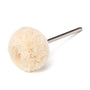 Mounted cotton string buff 1 inch - 10 pack
