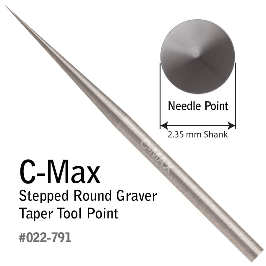 C-Max Stepped Round Graver