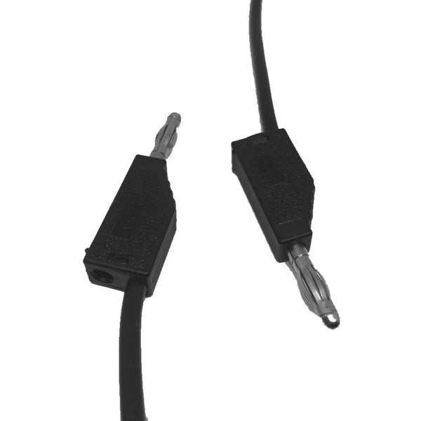 Cable with 2 plugs 4mm, 1000mm