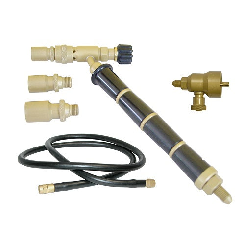Torch with 3 tips, hose and regulator