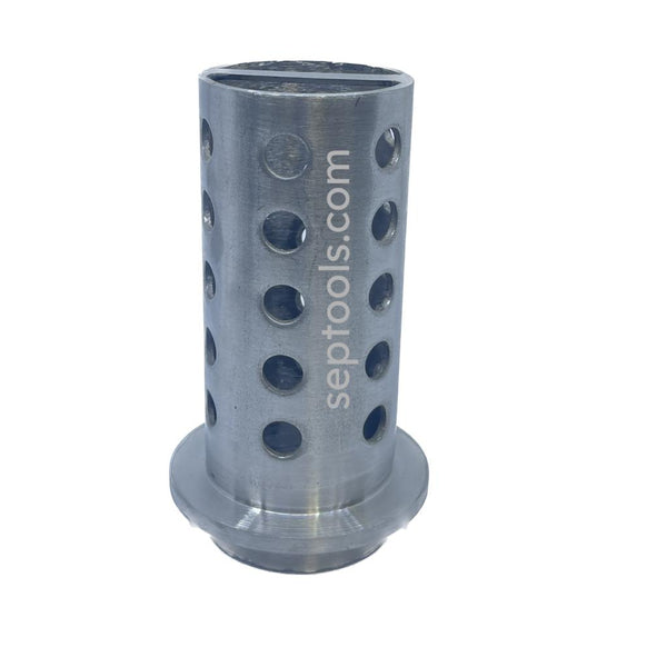 PREFORATED FLASK 2 1/2X6"-10 GA