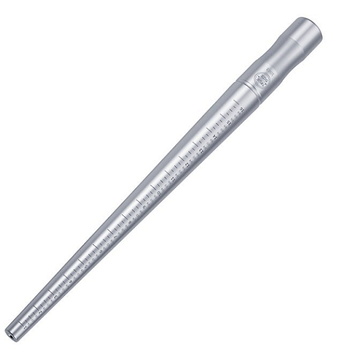 TRUE-SIZE Steel Ring Sizing Mandrel 1/4" sizes