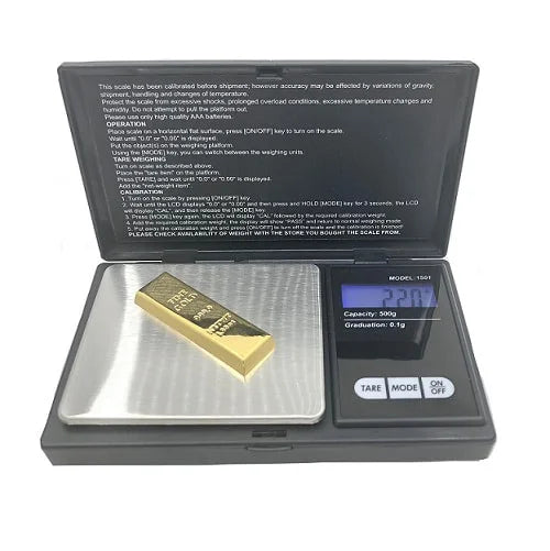 Digital pocket scale 500gr 0.1