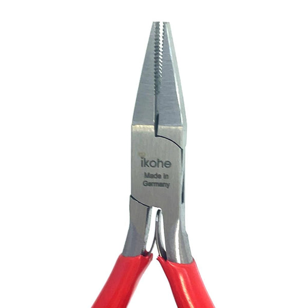 PLIER 5" FLAT NOSE SERRATED- GERMANY