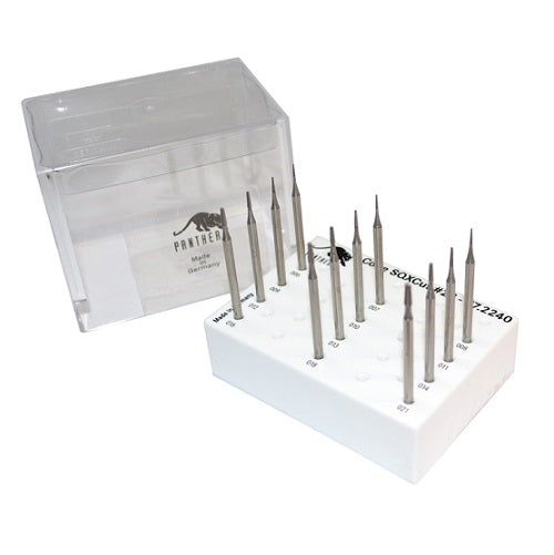 Panther Burs Set of 12, Cone Square Cross-Cut, Fig. 23