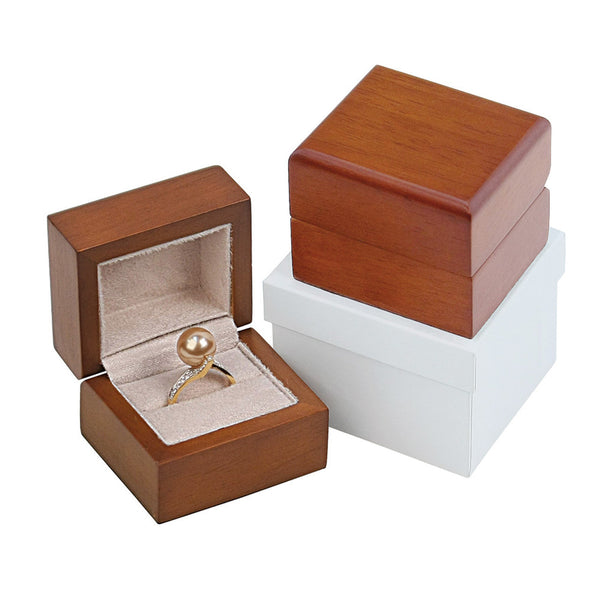 Wooden Single Ring Box
