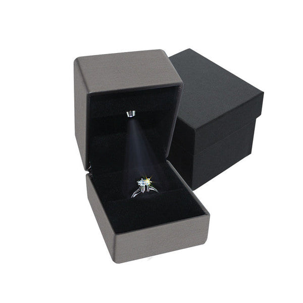 Light Gray Ring Box