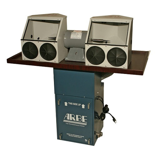 Arbe® Polishing System Double Spindle  Enclosed Hoods