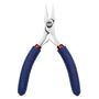 P545 - Flat Nose Pliers Short Smooth Jaw Wide Tips