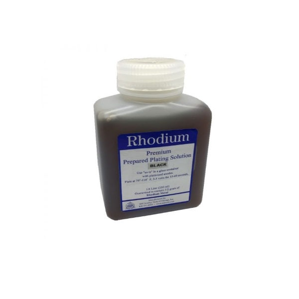 Premium Black Rhodium Plating Solution 1/2 Gram
