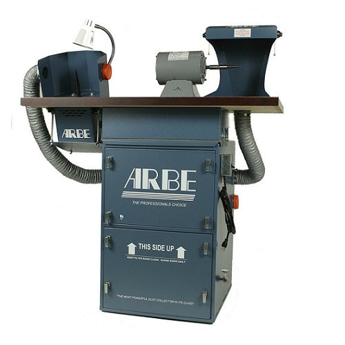Arbe® Polishing System Floor Single Spindle Motor Lapping + Hood