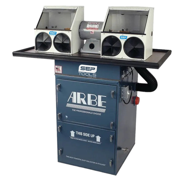 Arbe Double Spindle Polishing Machine with variable speed motor
