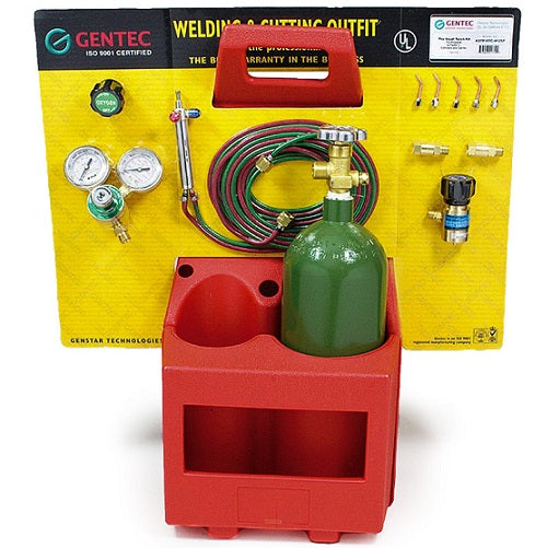 Gentec Complete Small Torch Caddy Kit, Oxy/Propane